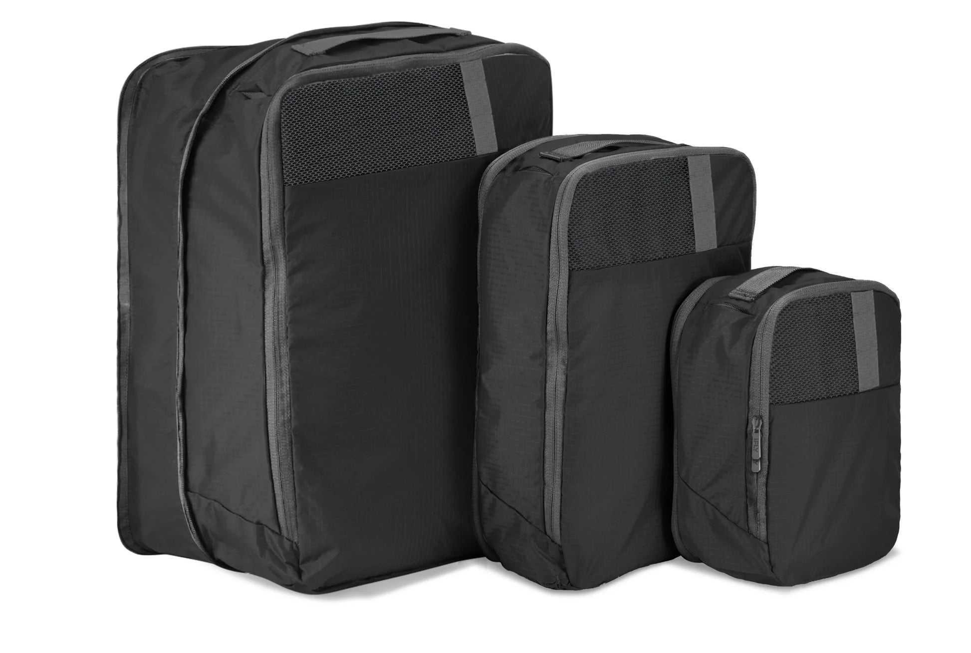 Expandable Packing Cubes 3-Piece Set, Black