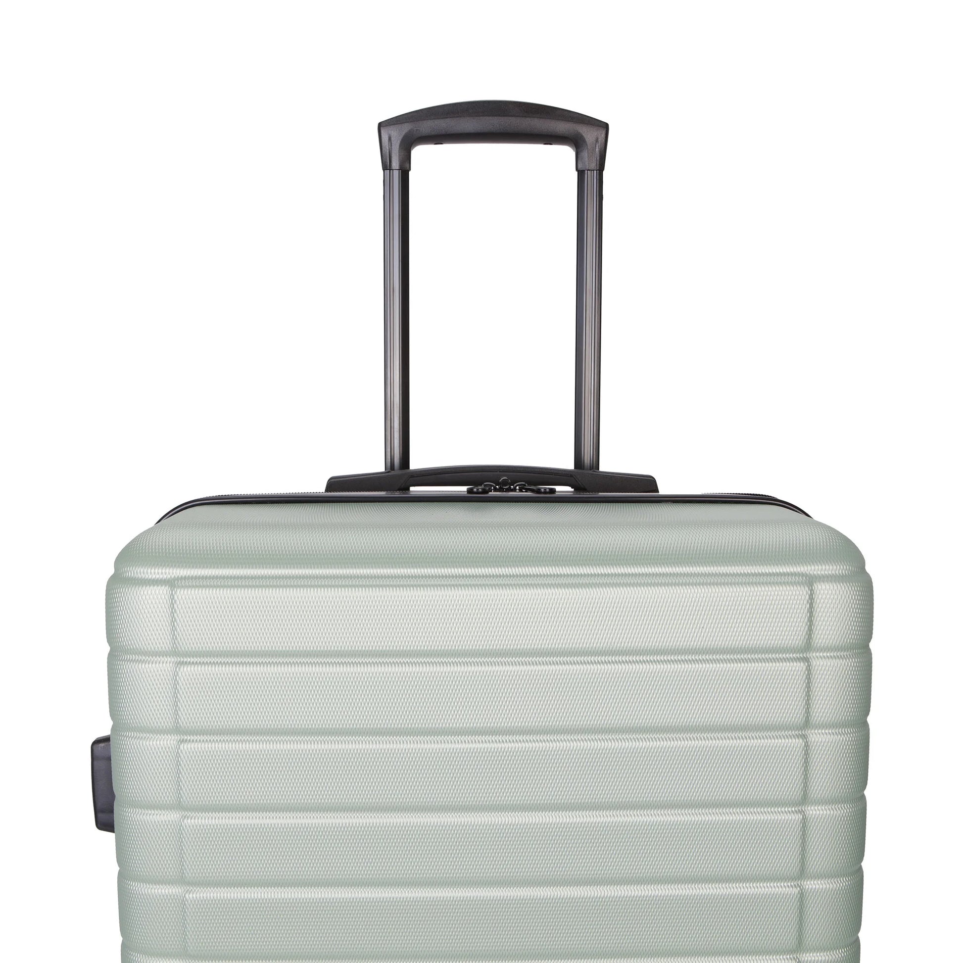 Protégé Vacationer 24-Inch Checked Expandable Hardside Luggage with 360-Spinner Wheels and Divider Pockets, Pastel Green