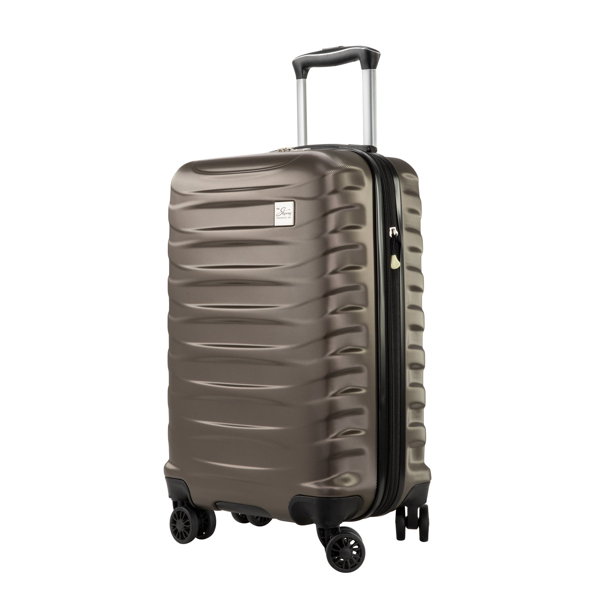Luggage Camano Hardshell 20" Expandable Carry on Hardside Luggage with Spinner Wheels, Bronze
