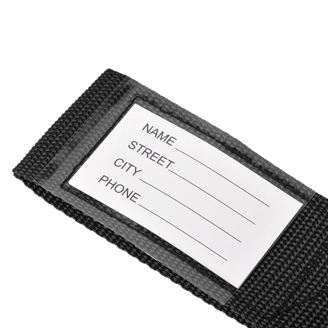 79'' Luggage Strap Suitcase Belt with Buckle Label Polypropylene Black