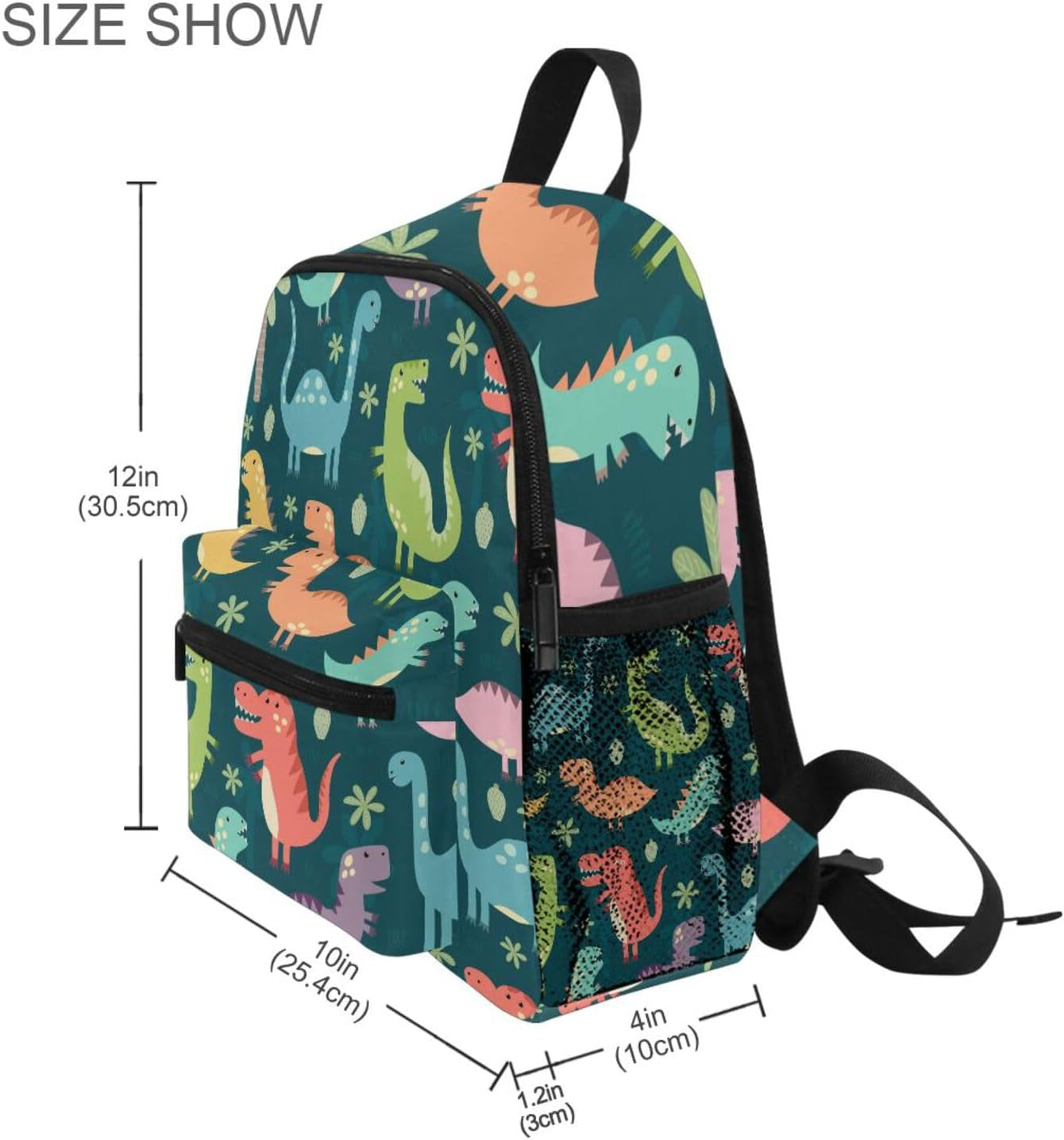 Cute Toddler Backpack Dinosaurs Colorful Backpack for Boys Girls Kindergarten Backpack Toddlers Daycare Bag Preschool Backpack
