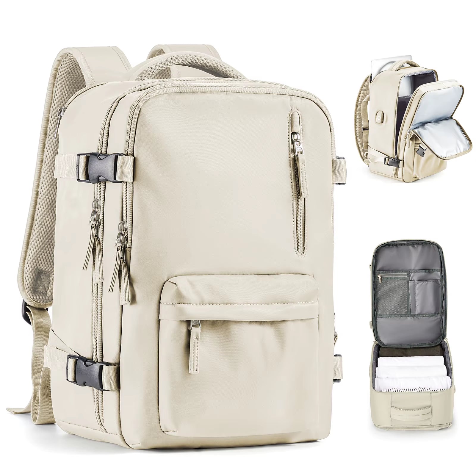 Travel Backpack Cabin Bag, Ryanair Backpack 40X20X25 Carry-Ons, Men Women 15.6 Inch Laptop Backpack, Casual 40X28X17 Backpack