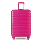 Hardside Fibertech 3.0 24" Checked Luggage, Very Berry