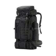 75L Hiking Backpack Outdoor Trekking Bag Lightweight Waterproof Bag Ski Backpack Tactical Backpack, New Black