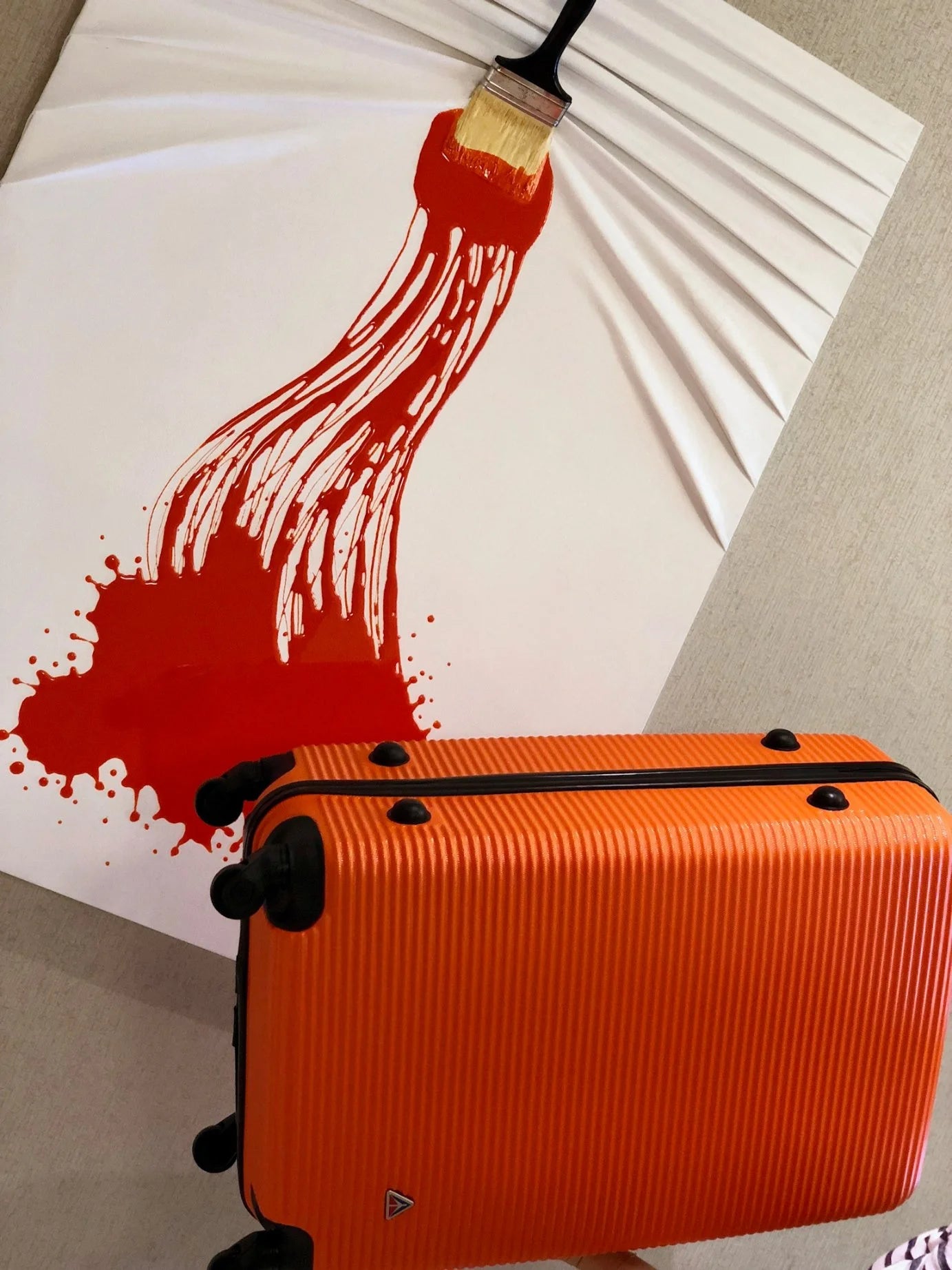 Royal Lightweight Hardside Spinner 24 Inch Orange