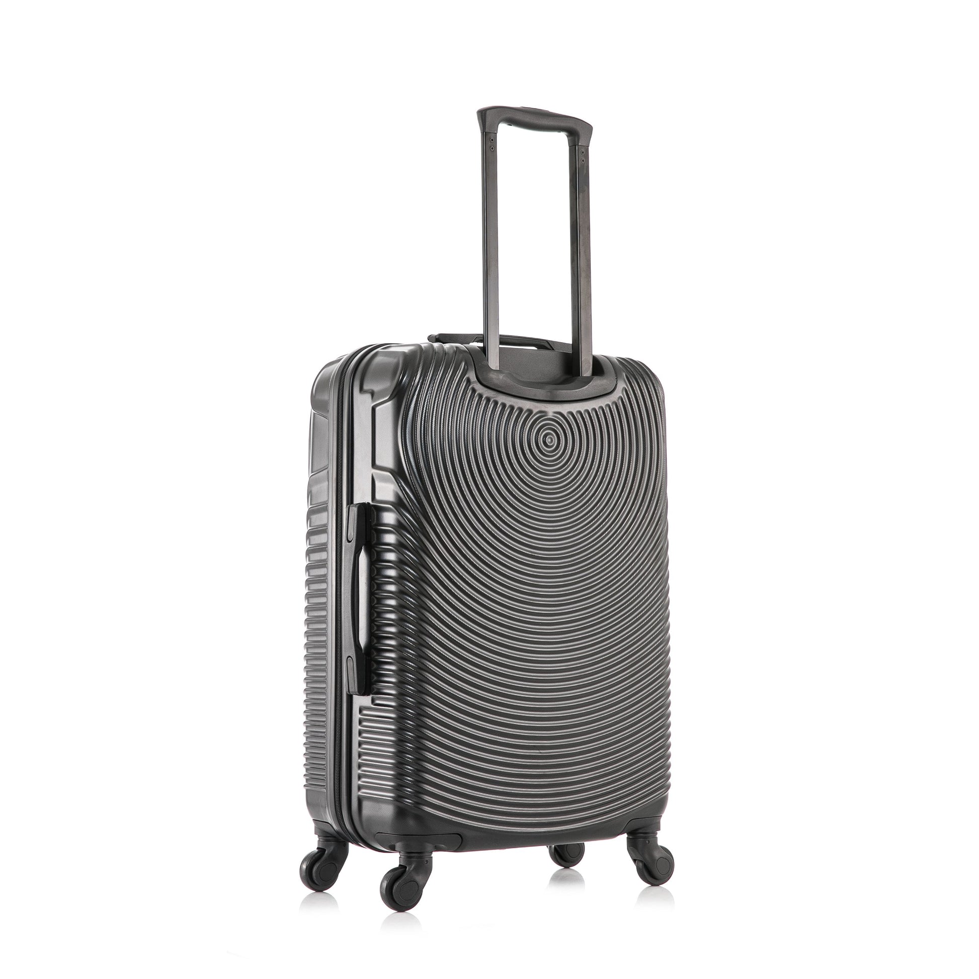 Inception 24" Hardside Lightweight Luggage with Spinner Wheels, Handle and Trolley, Black
