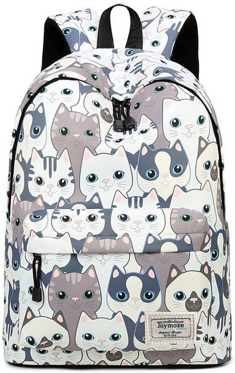 Leisure Backpack for Girls Teenage School Bag Women Backpack Purse Cat