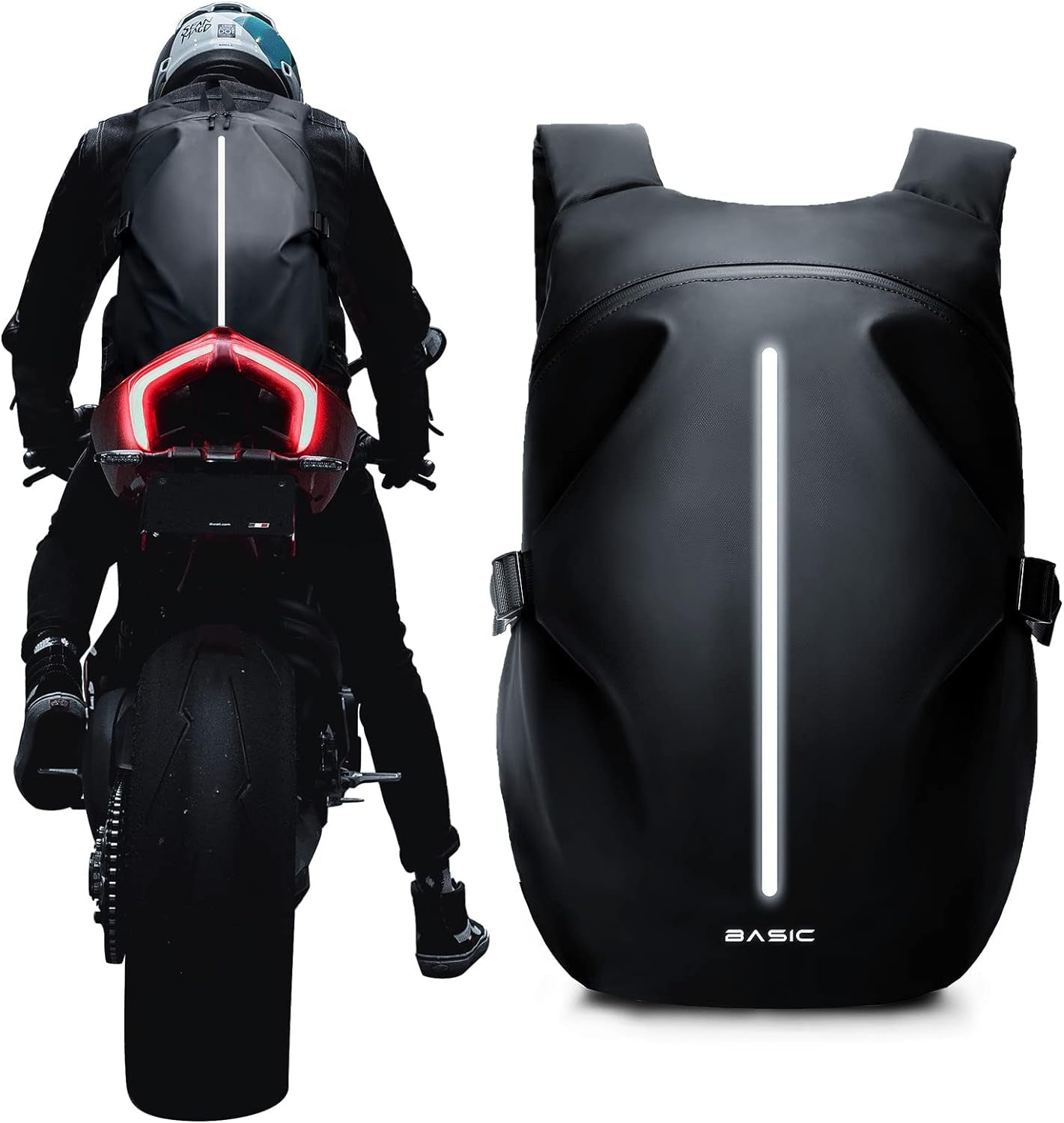 Motorcycle Backpack,Water Resistant Helmet Backpack for Men,Motorcycle Accessories,Travel Backpack