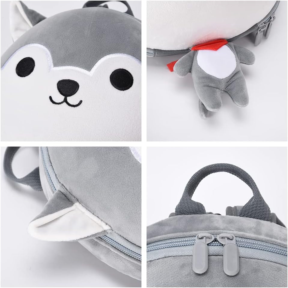 Animal Backpack Leash for Toddlers,Baby Harness Backpack for Kids,Child Backpack Walking Leash,Plush Backpack Harness,Cute Backpack Leash,Toddler Tether Backpack (Dog)