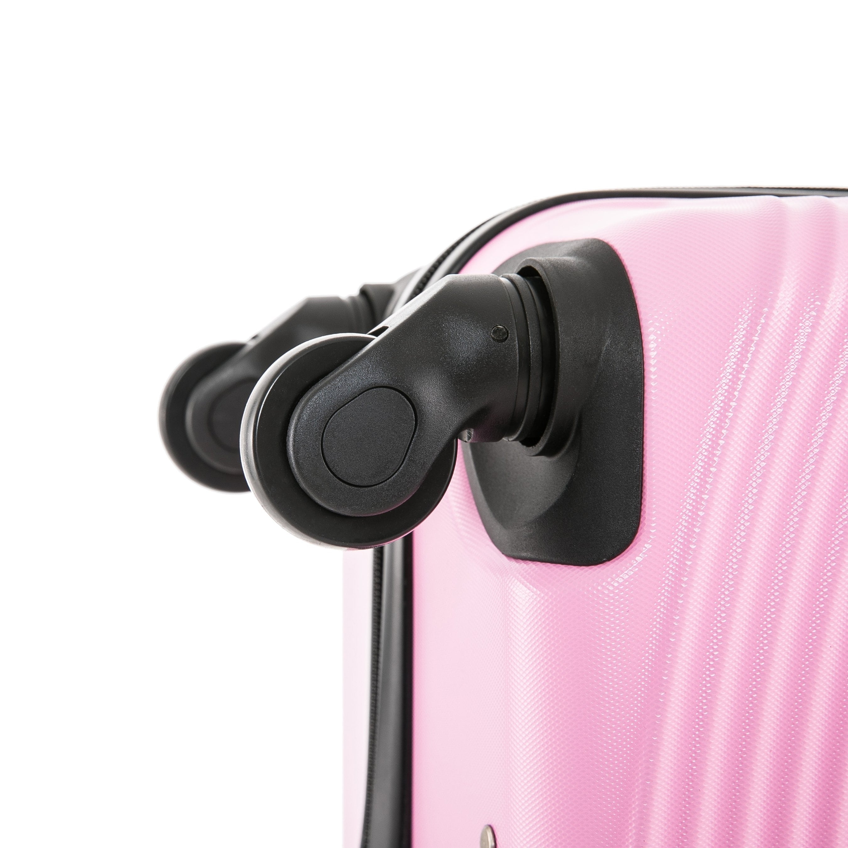 Inception 24" Hardside Lightweight Luggage with Spinner Wheels, Handle and Trolley, Pink