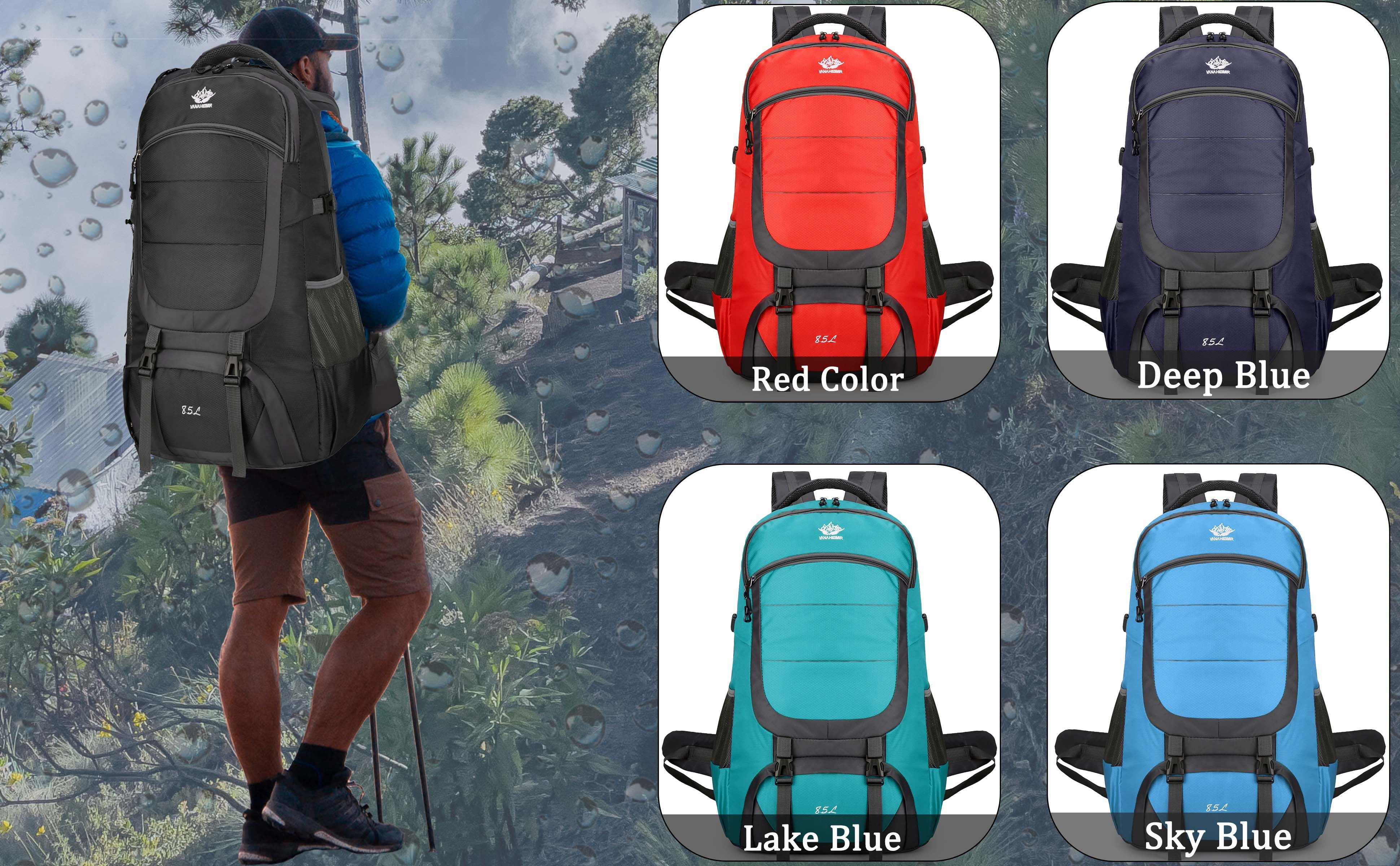 85L Hiking Camping Backpack,Hunting Climbing Backpack for Outdoor,Backpack Water Resistant,Tactical Backpack for Men Women
