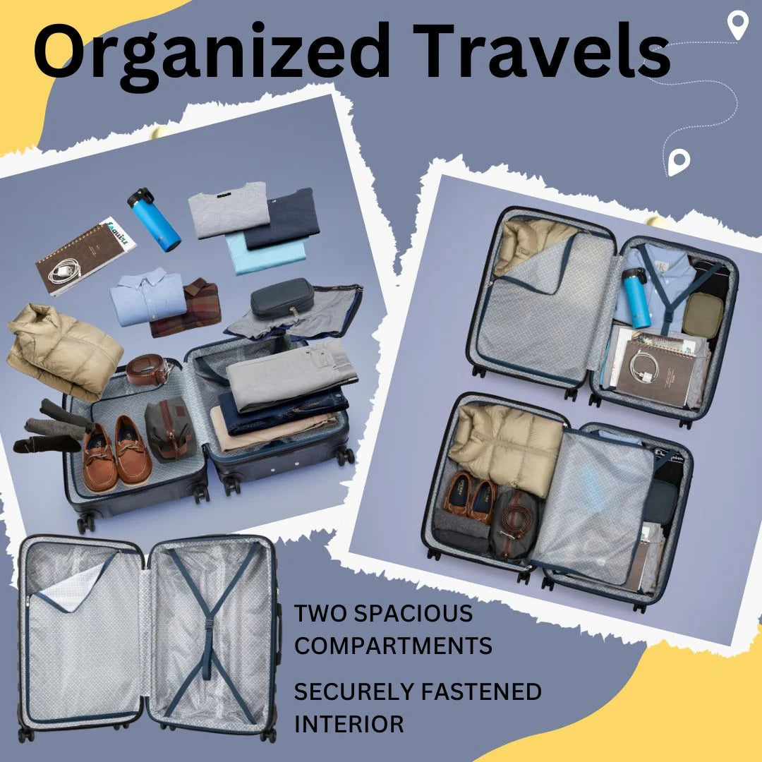 Luggage Camano Hardshell 28" Expandable Large Checked Luggage with Spinner Wheels, Bronze