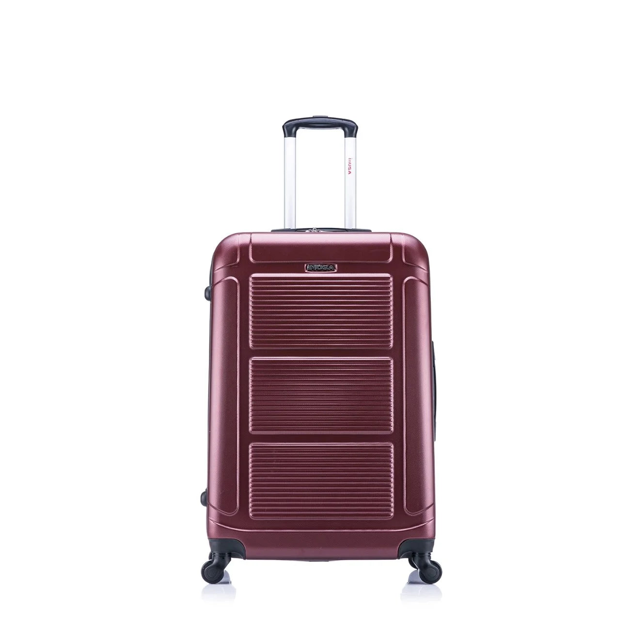 Pilot 28" Hardside Lightweight Luggage with Spinner Wheels, Handle, and Trolley, Wine