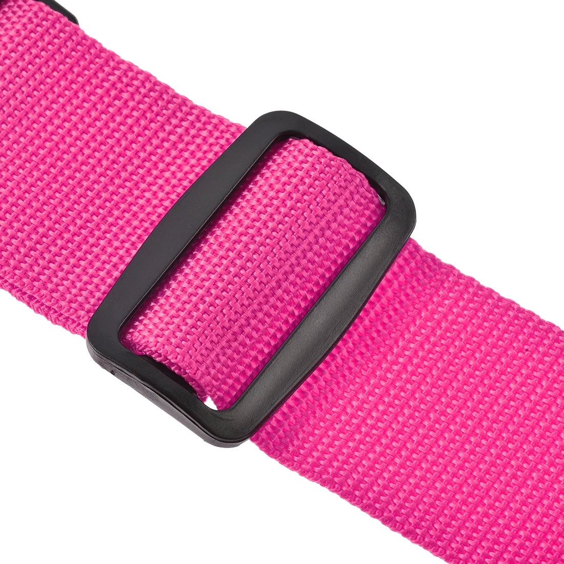 Luggage Strap Suitcase Belt with Buckle Combination Lock Adjustable Rose Red