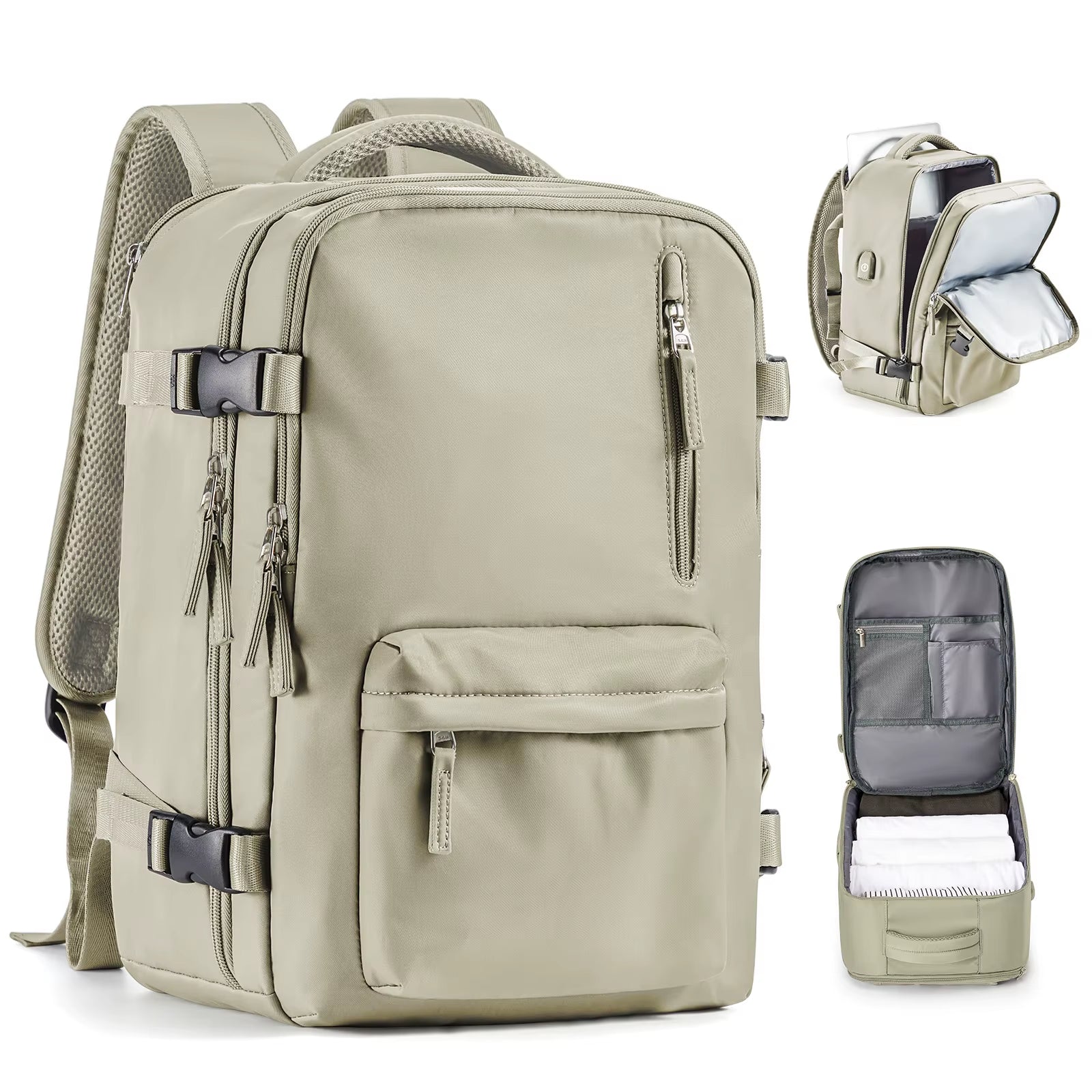 Travel Backpack Cabin Bag, Ryanair Backpack 40X20X25 Carry-Ons, Men Women 15.6 Inch Laptop Backpack, Casual 40X28X17 Backpack