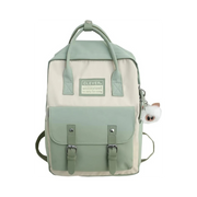 Aesthetic Backpack Cute Kawaii Backpack for School Backpack Cute Aesthetic (Light Green)