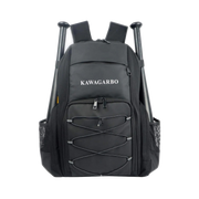 Baseball Softball T-Ball Bat Backpack Basketball Backpack Tennis Badminton Racket Backpack Soccer Backpack Bags for Football Volleyball (Black)