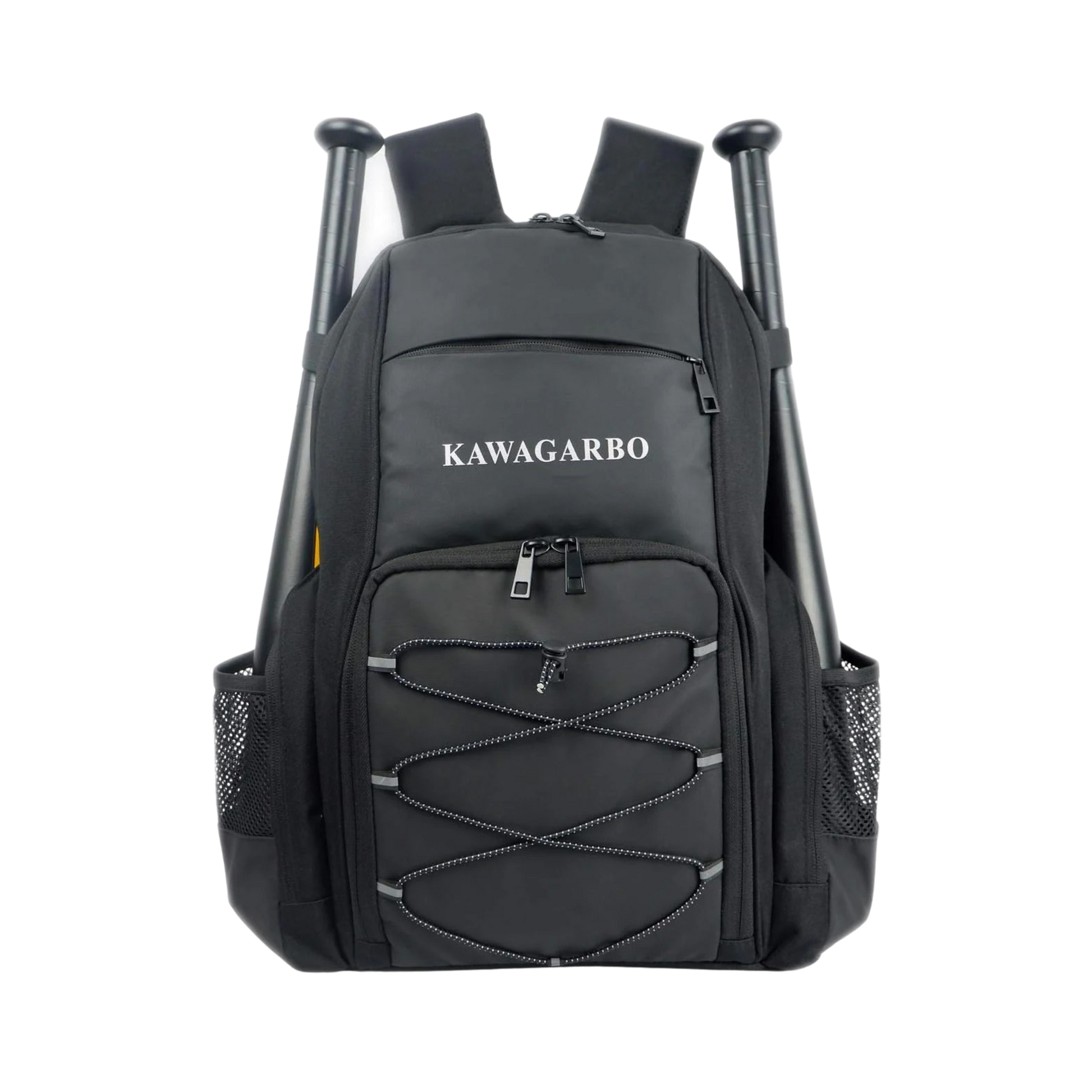 Baseball Softball T-Ball Bat Backpack Basketball Backpack Tennis Badminton Racket Backpack Soccer Backpack Bags for Football Volleyball (Black)