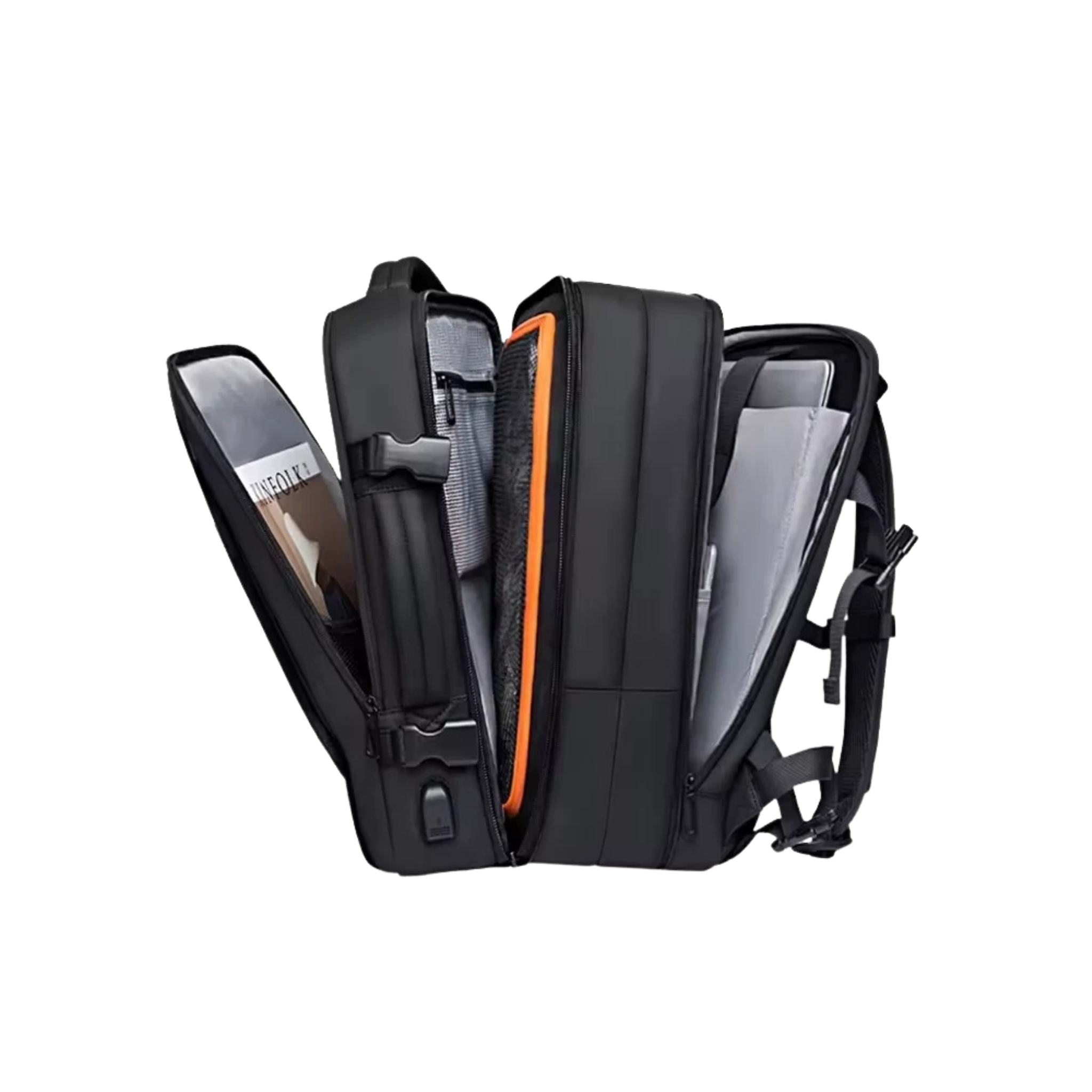 Expandable Men'S Backpack Waterproof 17.3 in Laptop Backpack Man Large Capacity Hiking Travel Bag Male Backpacks for Men