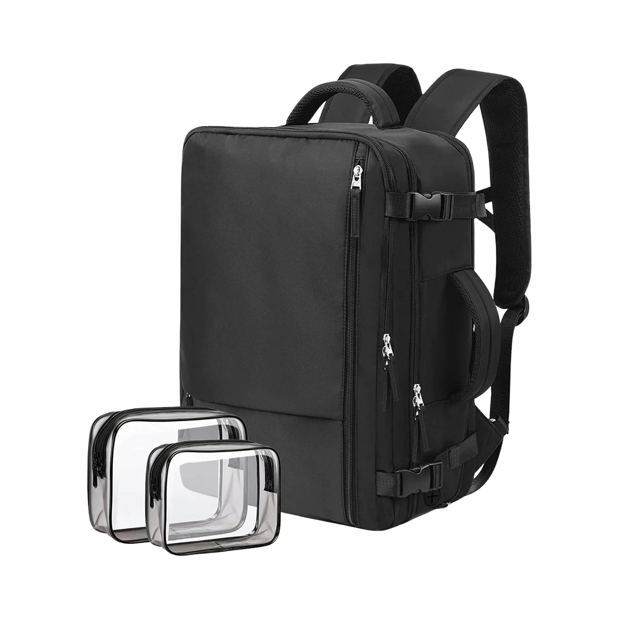 Extra Large Travel Backpack,Carry on Backpack,17 Inch Laptop Backpack,Hiking Backpack,School Bag,Black