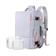 Extra Large Travel Backpack,Carry on Backpack,17 Inch Laptop Backpack,Hiking Backpack,School Bag,Purple