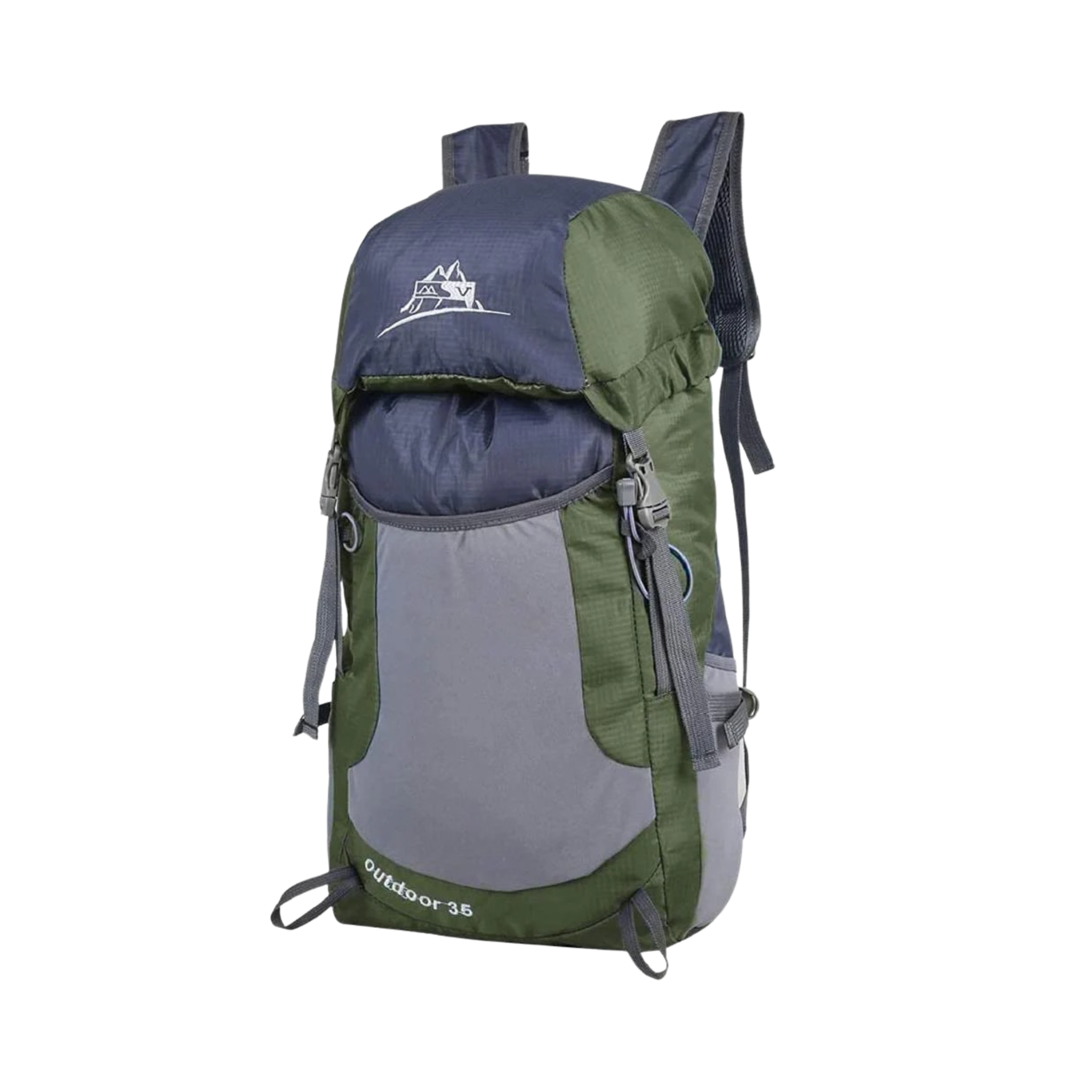 Foldable Backpack, 35L Waterproof Packable Hiking Backpack, Durable Hike Backpack Camping Backpack Camp Backpack (Green)