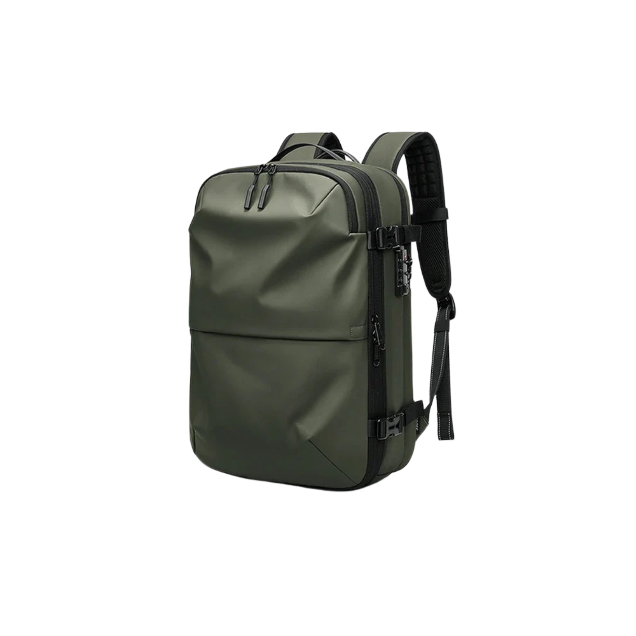 Men Travel Backpack Vacuum Compression 17 Inch Laptop Backpack Business Large Capacity School Backpack Expanded Hiking Backpack