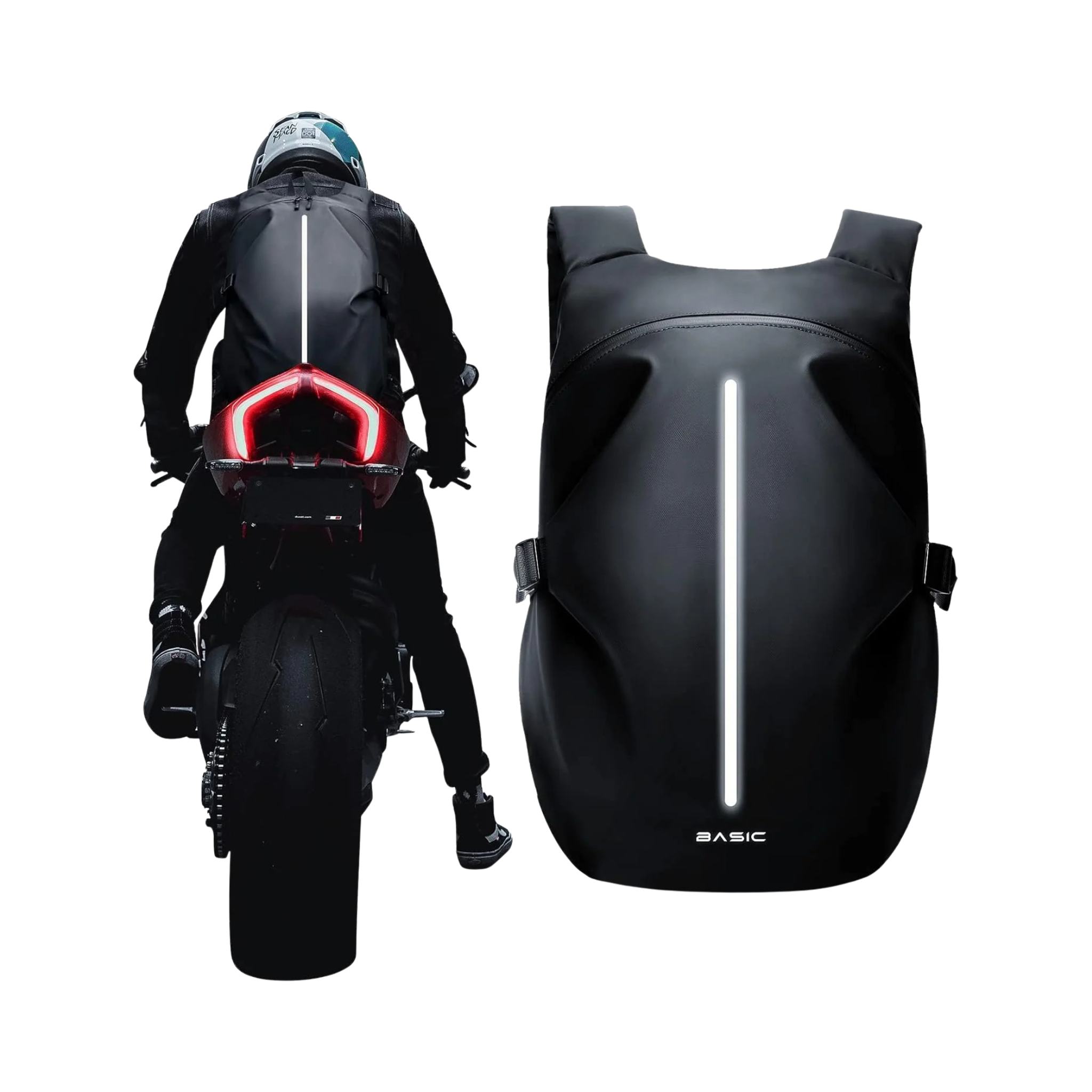 Motorcycle Backpack,Water Resistant Helmet Backpack for Men,Motorcycle Accessories,Travel Backpack