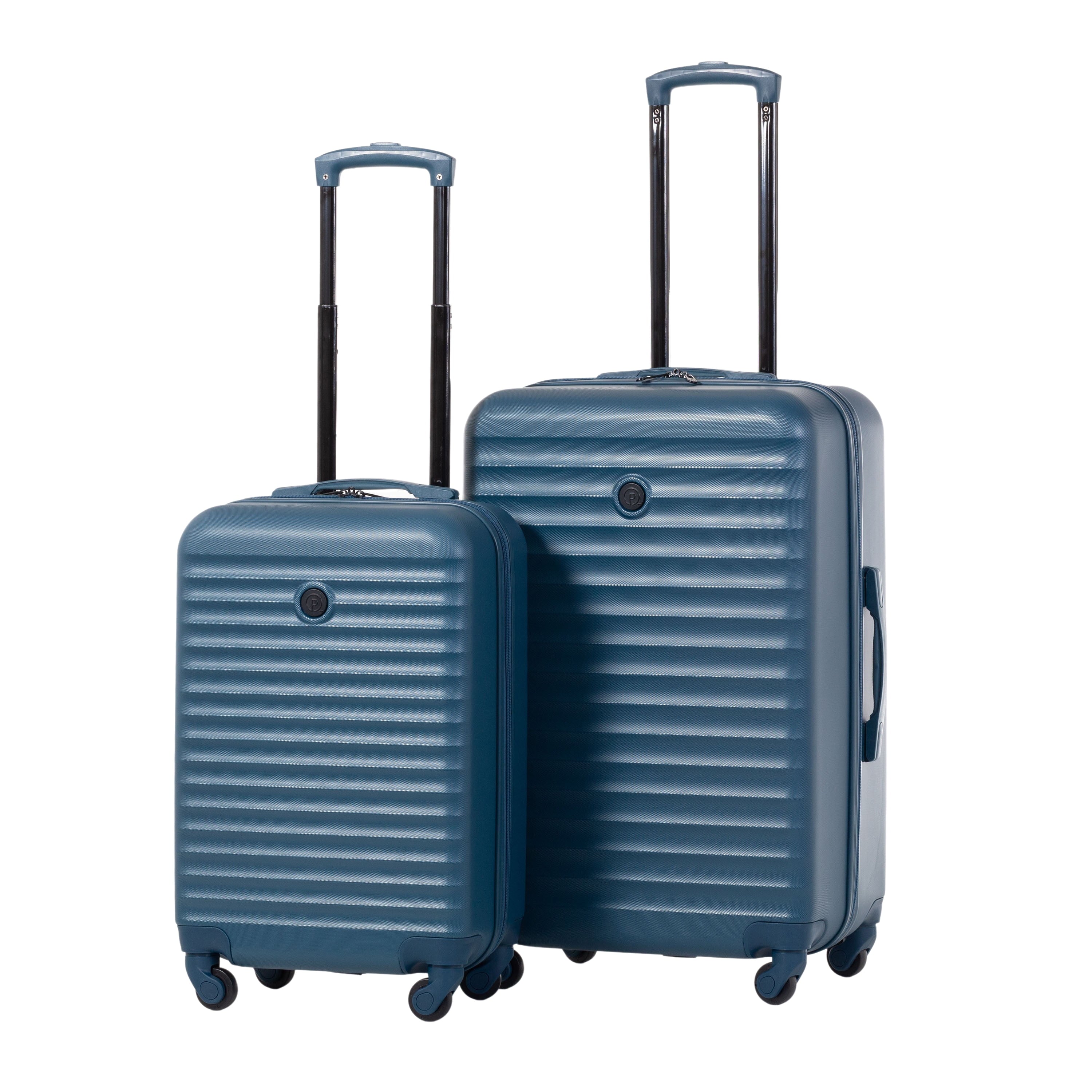 2-Piece Hardside Rolling Luggage Set, Blue
