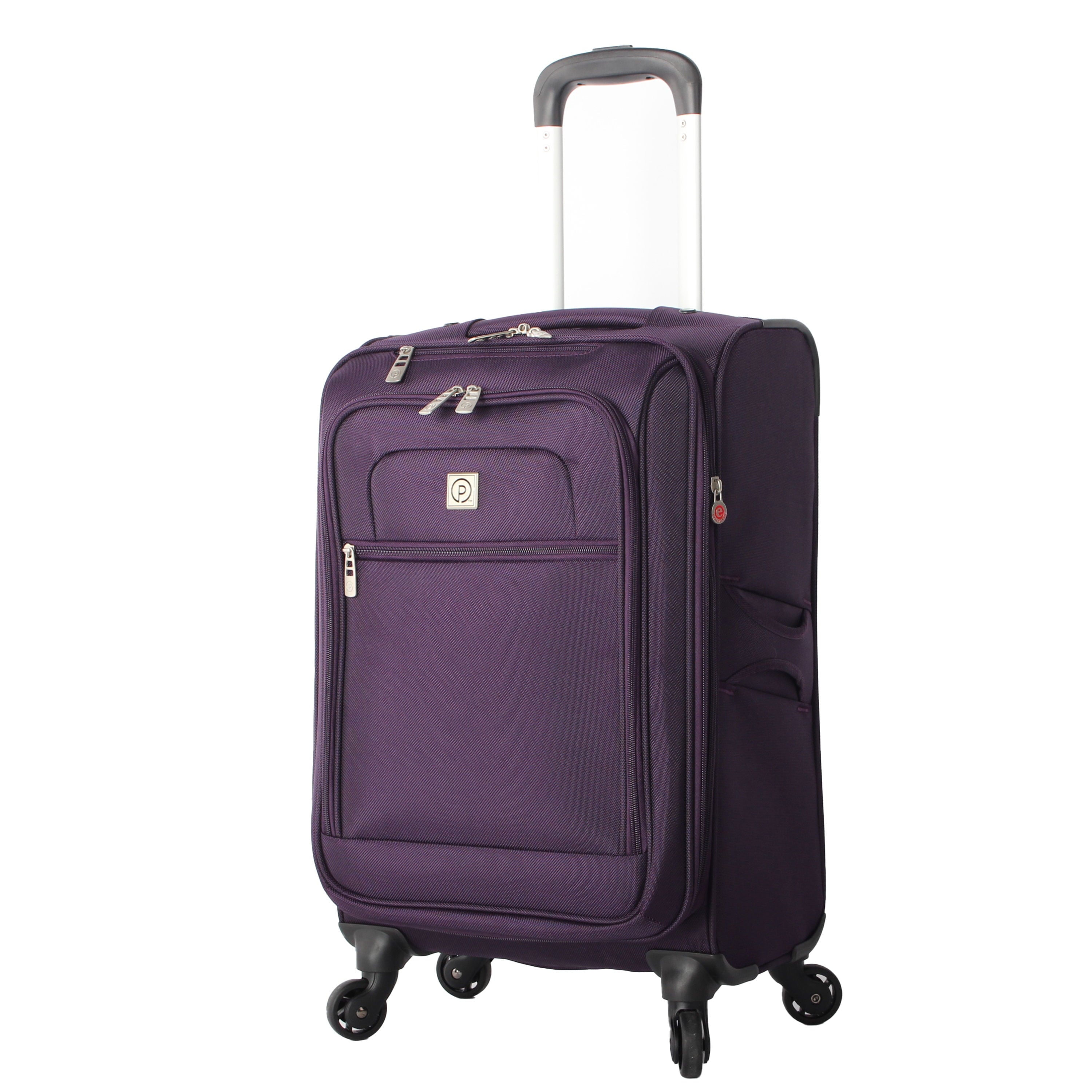 Arendale 20" Softside Expandable Rolling Spinner Carry-On Luggage, Purple