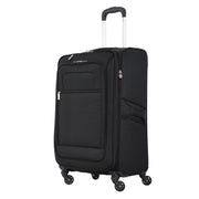 Arendale 24" Soft Side Expandable Rolling Spinner Luggage, Black