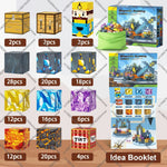 Magnetic Building Blocks Mine World Magnet Cube Set STEM Montessori Sensory Toy for Kids Boys Girls Ages 3+ DIY Model Children