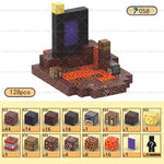 Magnetic Building Blocks Mine World Magnet Cube Set STEM Montessori Sensory Toy for Kids Boys Girls Ages 3+ DIY Model Children