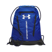 Unisex Hustle Sackpack, (400) Royal/Black/Metallic Silver, One Size Fits Most