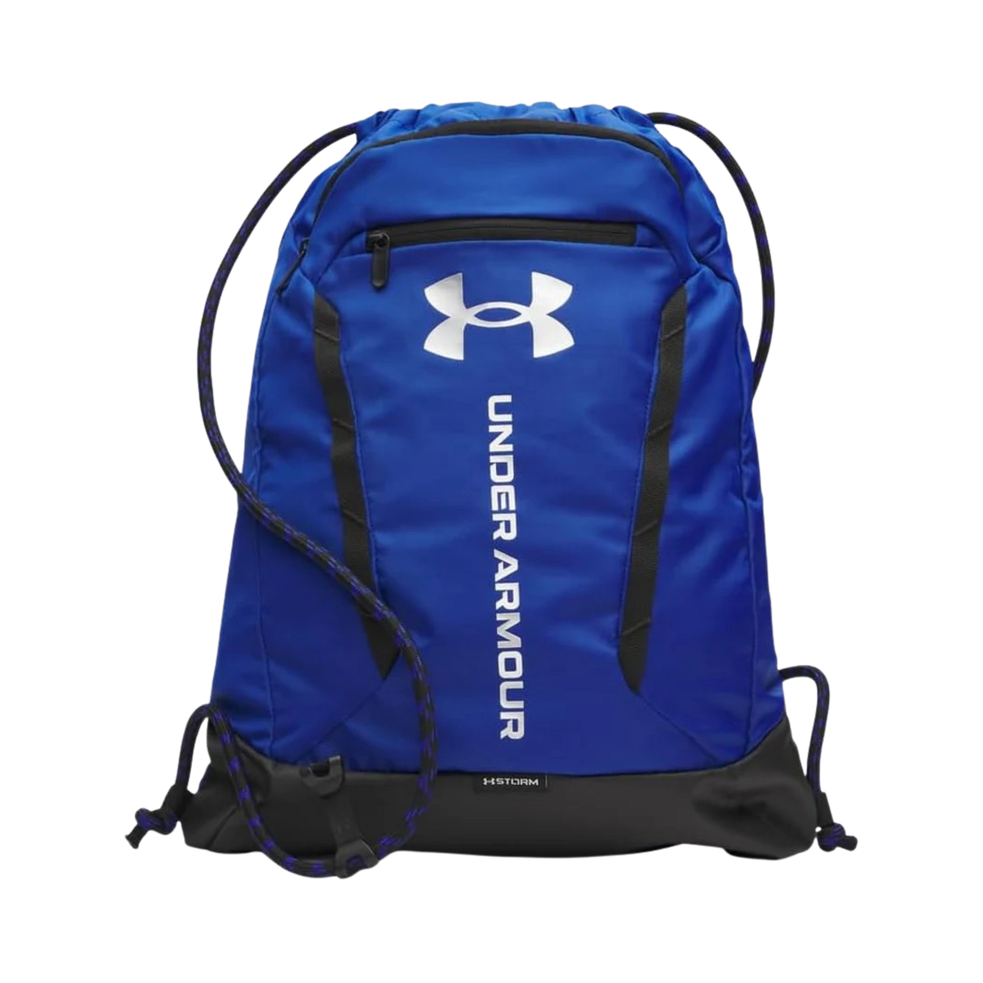 Unisex Hustle Sackpack, (400) Royal/Black/Metallic Silver, One Size Fits Most