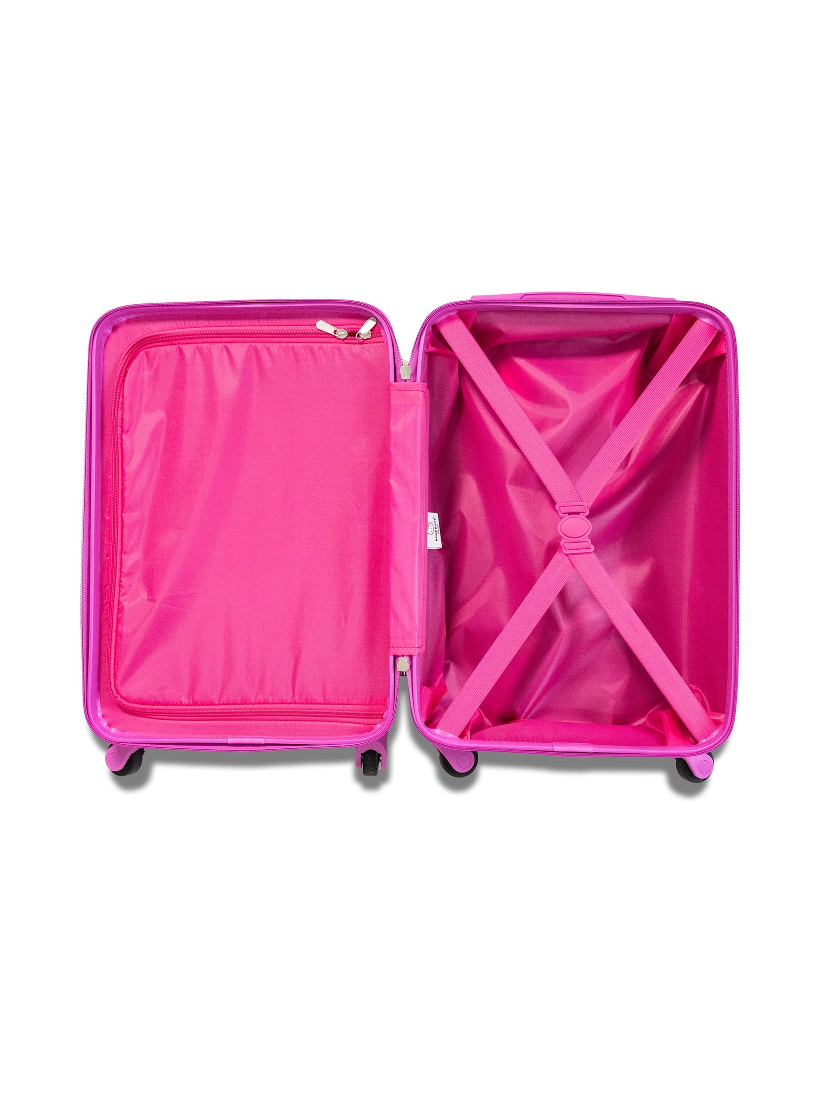 Kid'S  Hello Kitty Character 18" Carry on Hardside ABS Spinner Luggage Suitcase, Pink