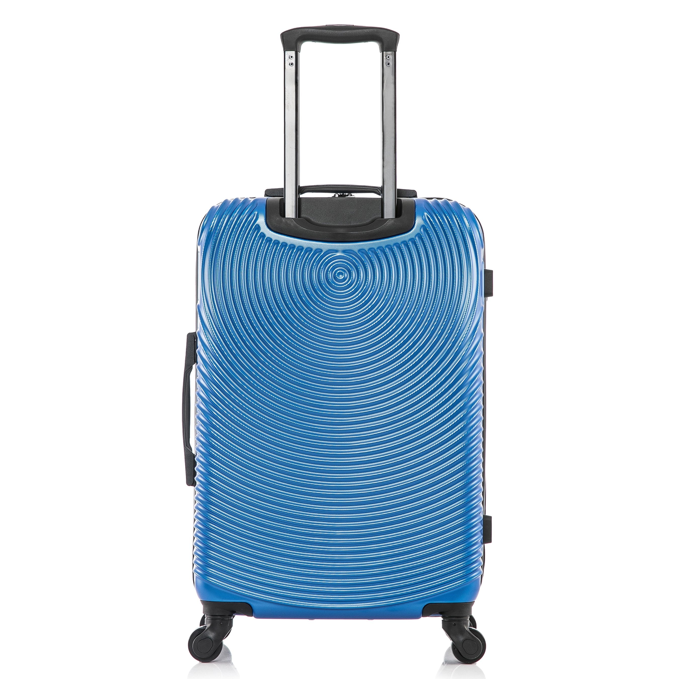 Inception 24" Hardside Lightweight Luggage with Spinner Wheels, Handle and Trolley, Blue