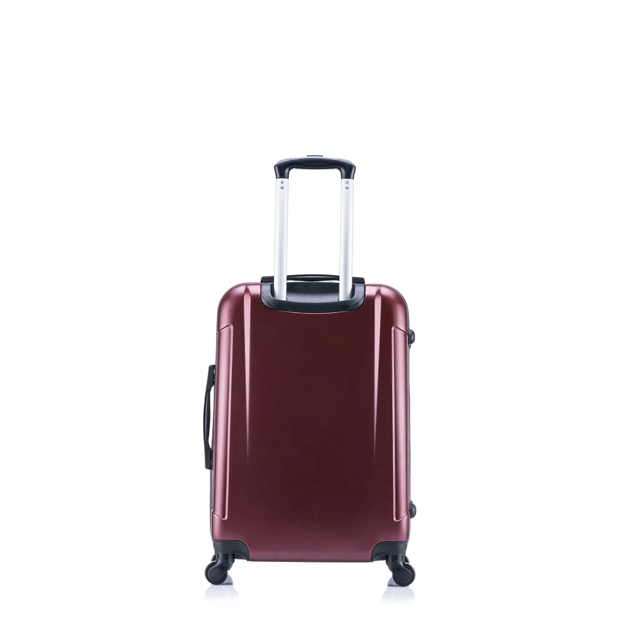 Pilot 28" Hardside Lightweight Luggage with Spinner Wheels, Handle, and Trolley, Wine