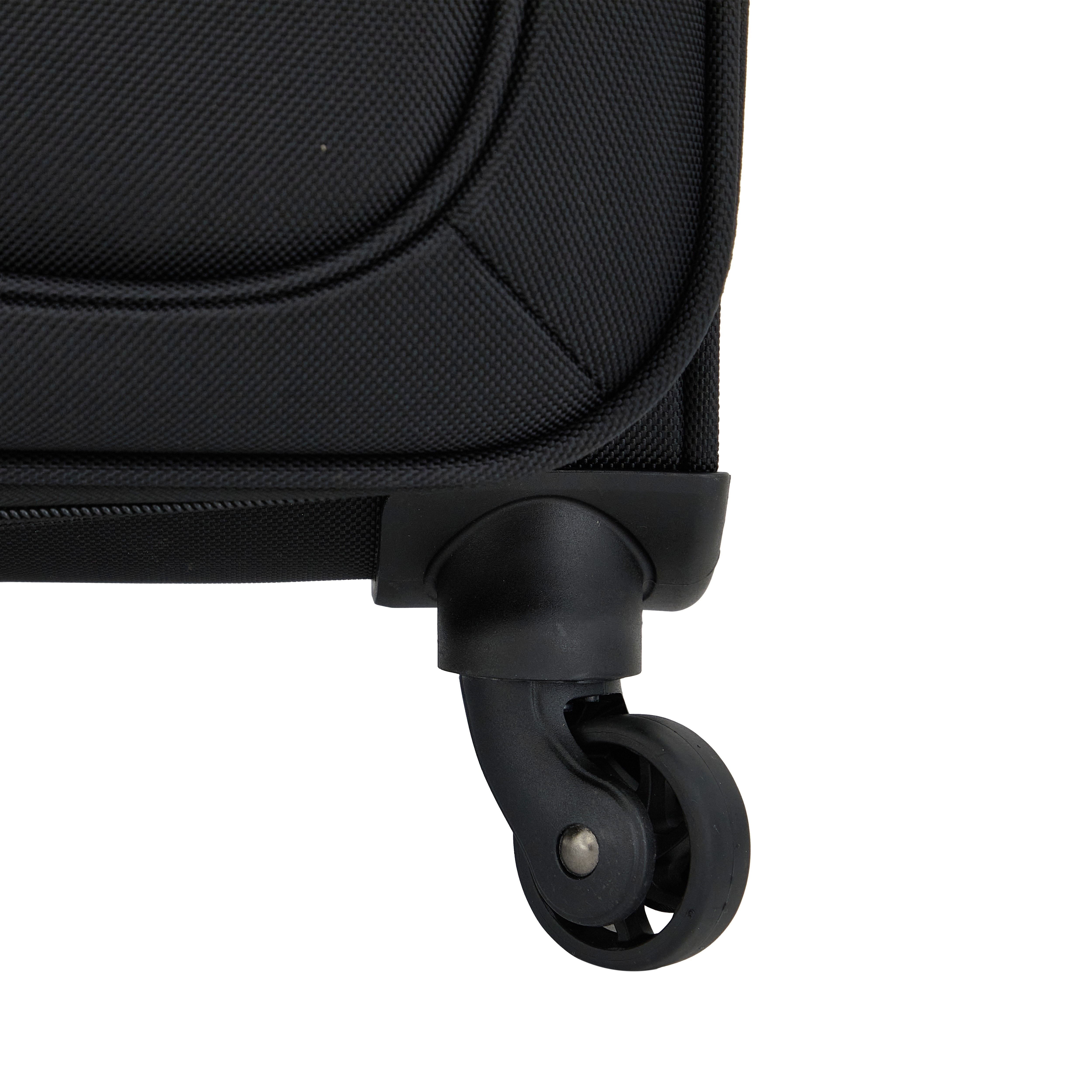 Arendale 24" Soft Side Expandable Rolling Spinner Luggage, Black