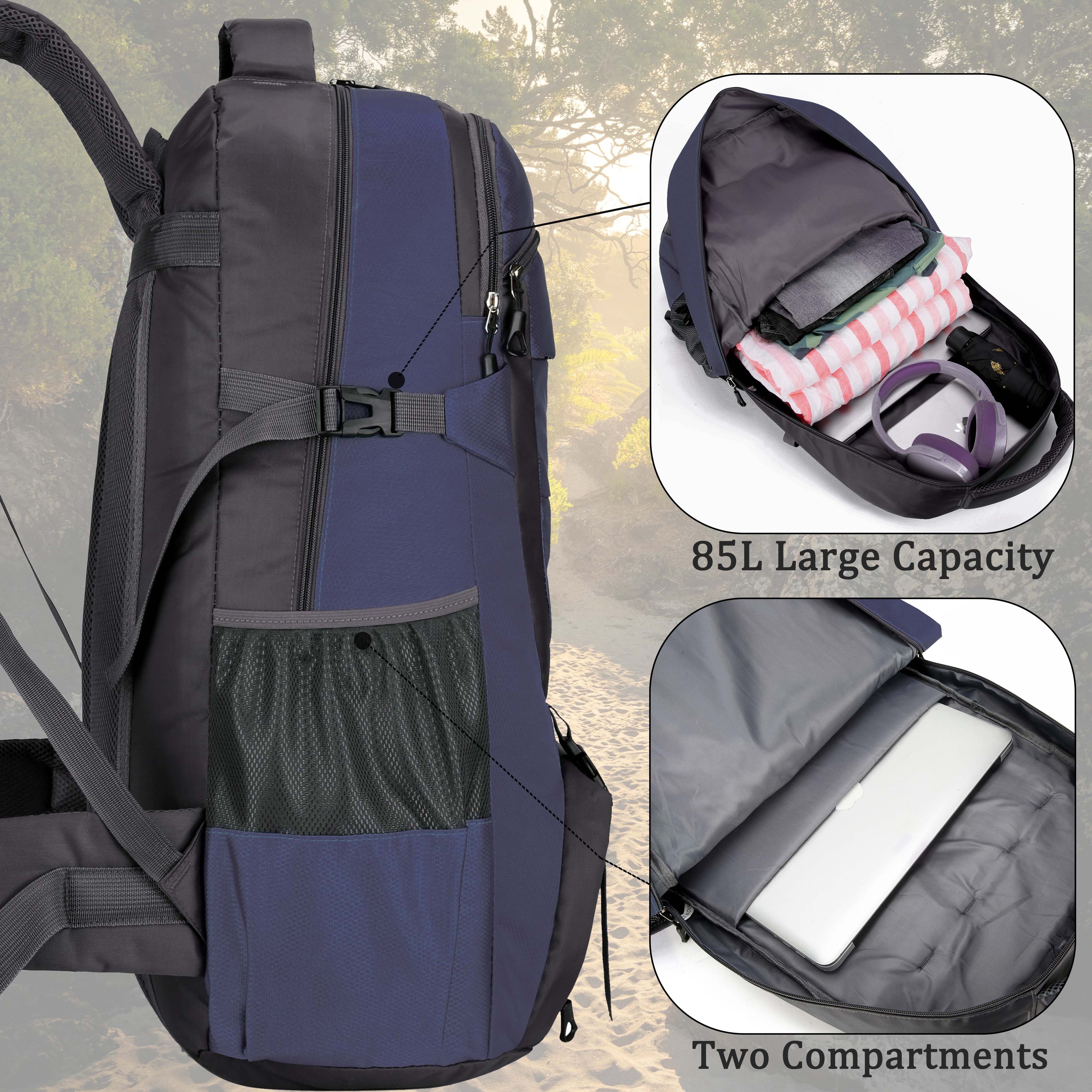 85L Hiking Camping Backpack,Hunting Climbing Backpack for Outdoor,Backpack Water Resistant,Tactical Backpack for Men Women