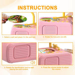 Interactive Storytelling Music Player for Kids – Educational Toddler Gramophone with 96 Sound Cards