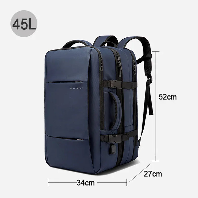 Expandable Men'S Backpack Waterproof 17.3 in Laptop Backpack Man Large Capacity Hiking Travel Bag Male Backpacks for Men