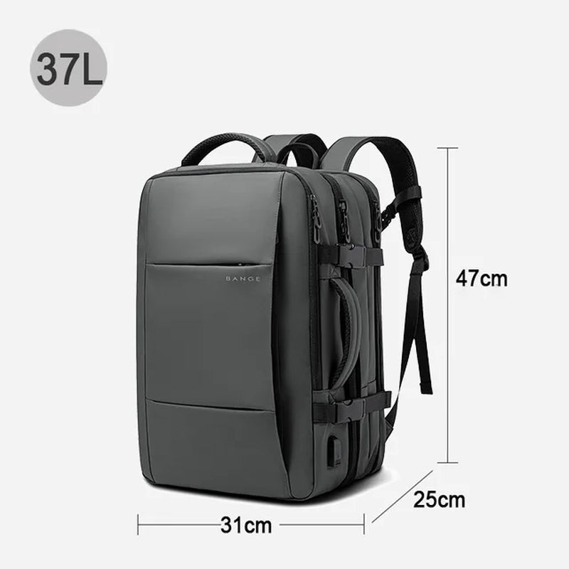 Expandable Men'S Backpack Waterproof 17.3 in Laptop Backpack Man Large Capacity Hiking Travel Bag Male Backpacks for Men