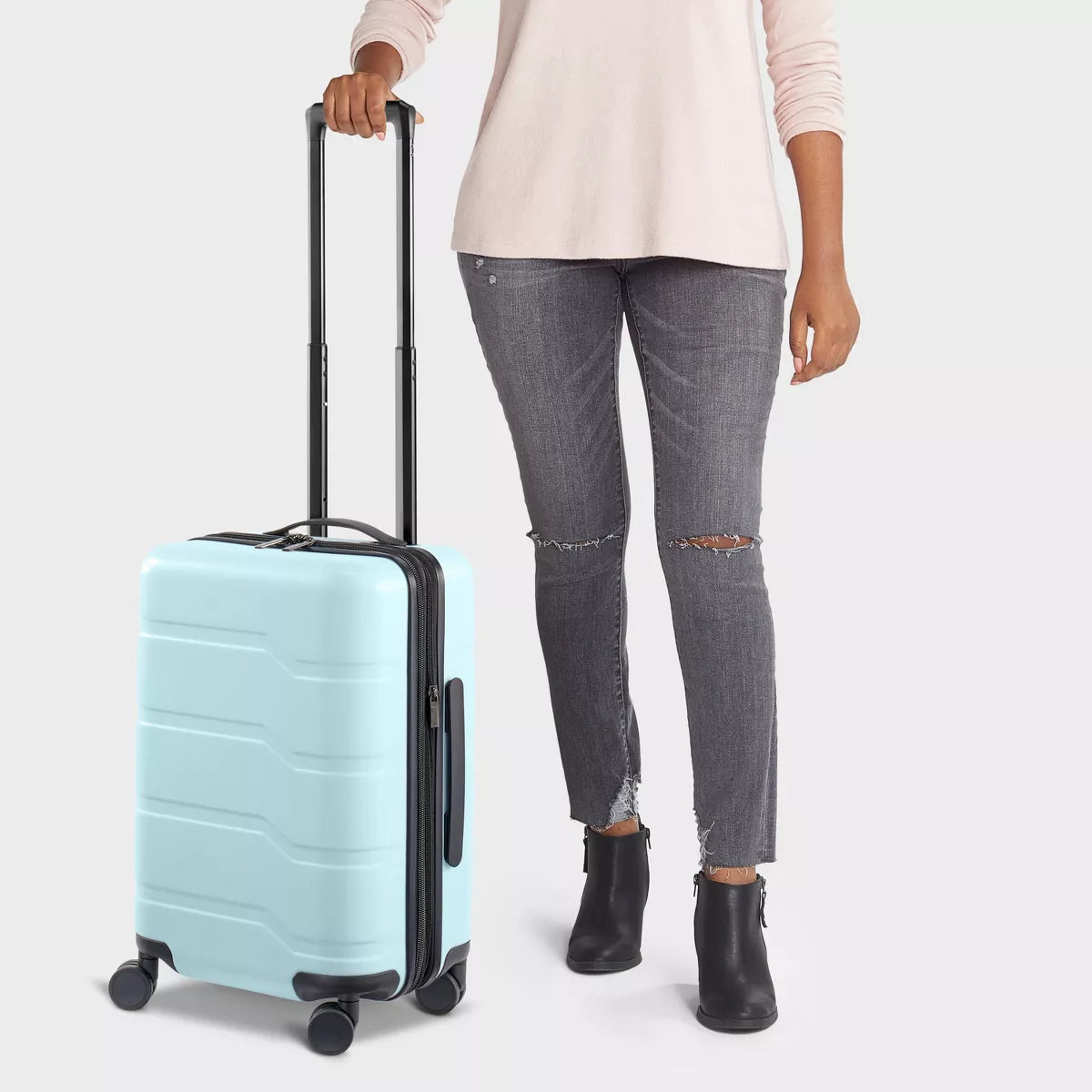 Hardside Carry on Spinner Suitcase - Open Story