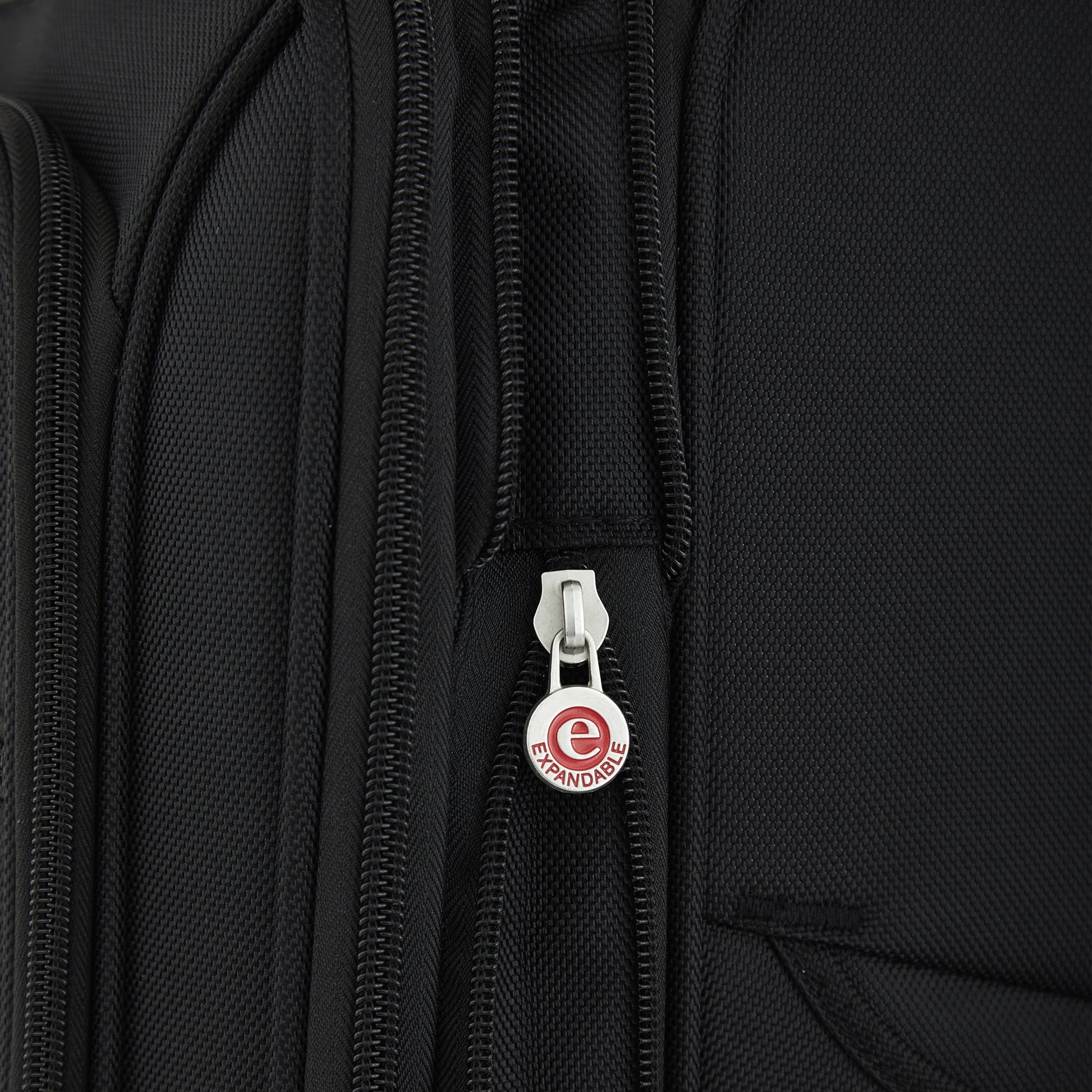 Arendale 20" Soft Side Expandable Rolling Spinner Carry-On Luggage, Black