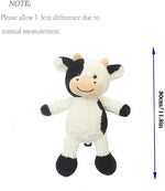 11.8" Cow Stuffed Animals Soft Cuddly Cow Plush Stuffed Animal Toy for Kids