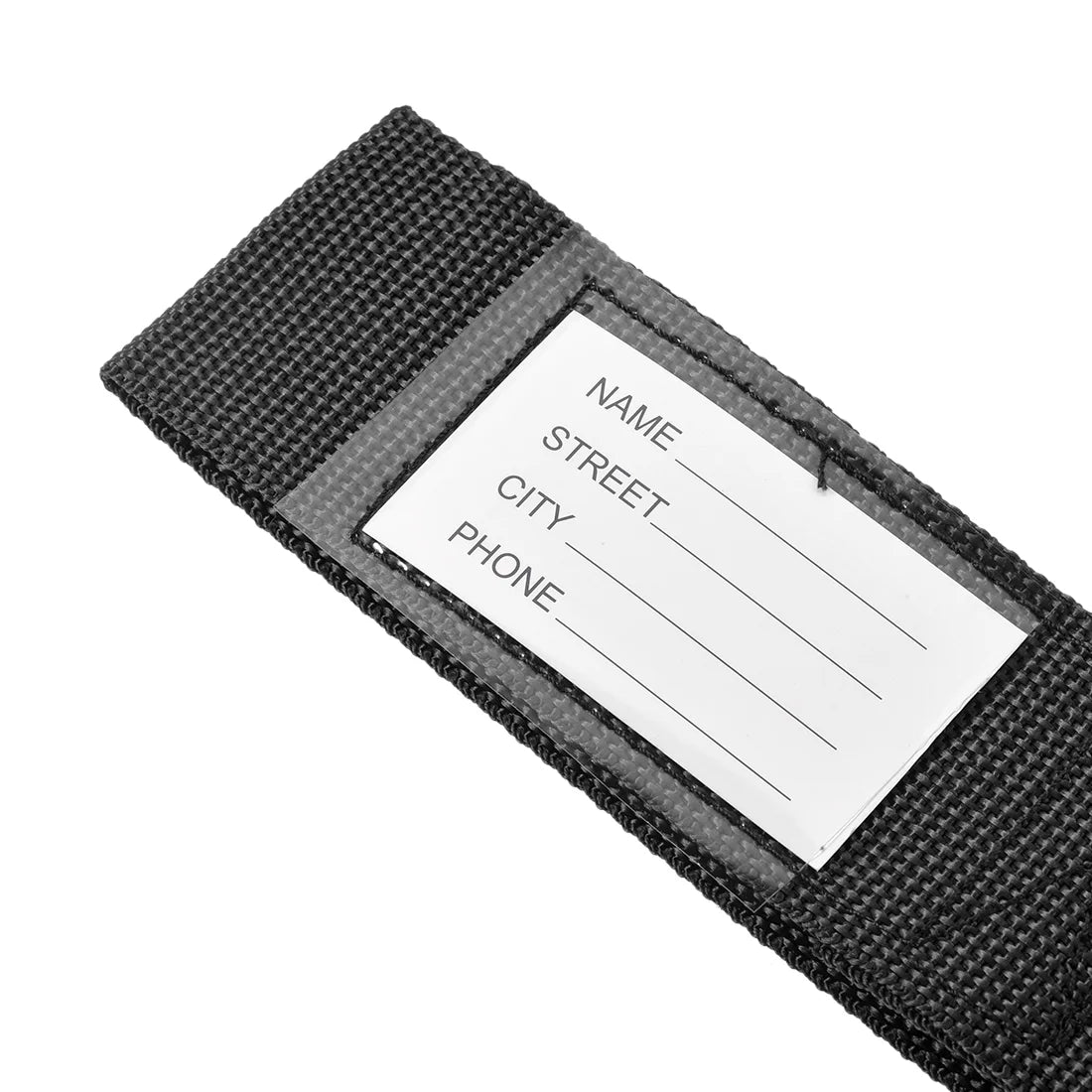 Luggage Strap Suitcase Belt with Buckle, Combination Lock, 2Mx5Cm Adjustable PP Travel Packing Accessory Black