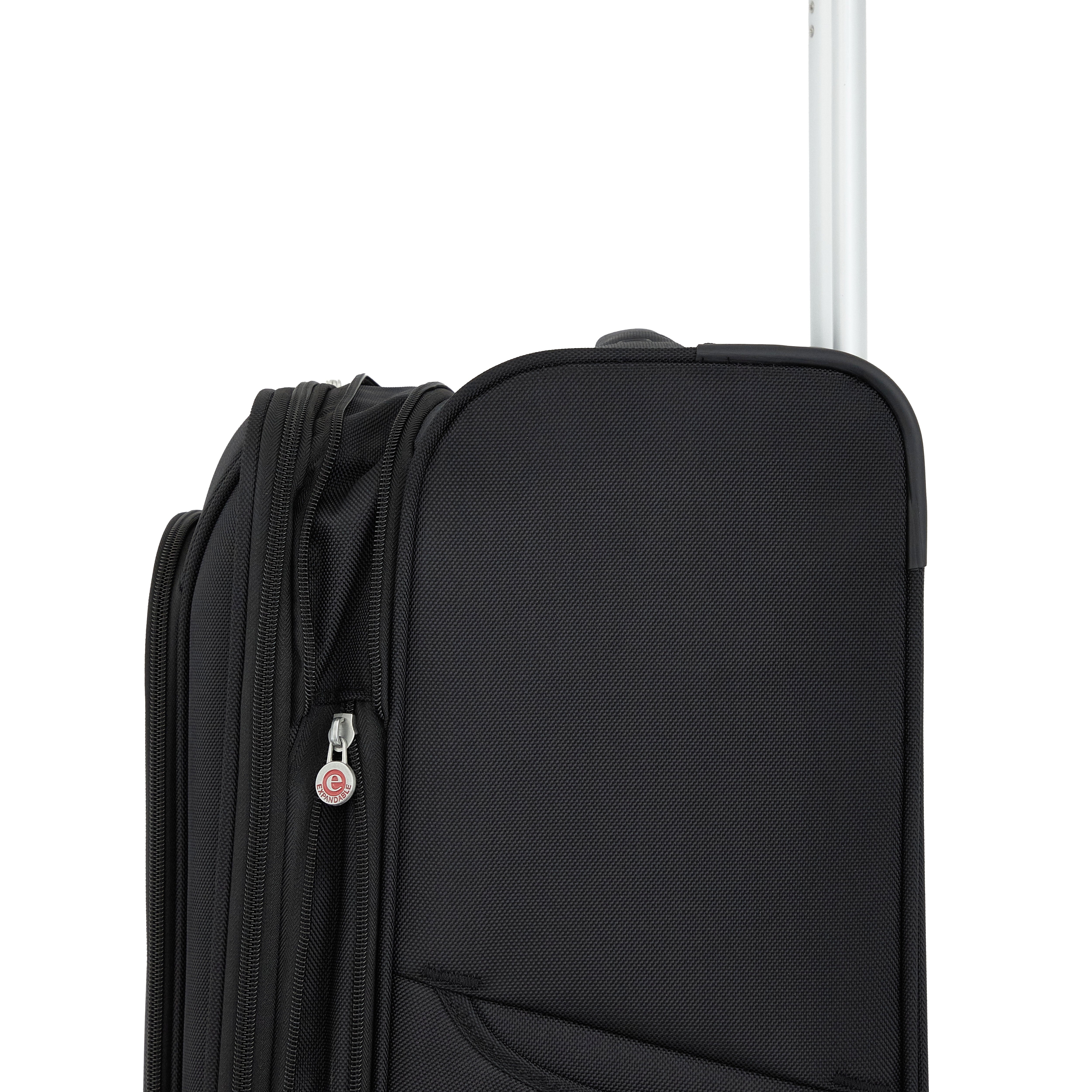 Arendale 24" Soft Side Expandable Rolling Spinner Luggage, Black