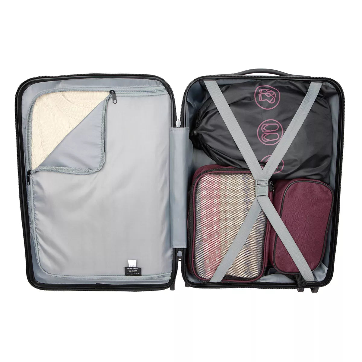 Skyline Hardside Carry on Spinner Suitcase