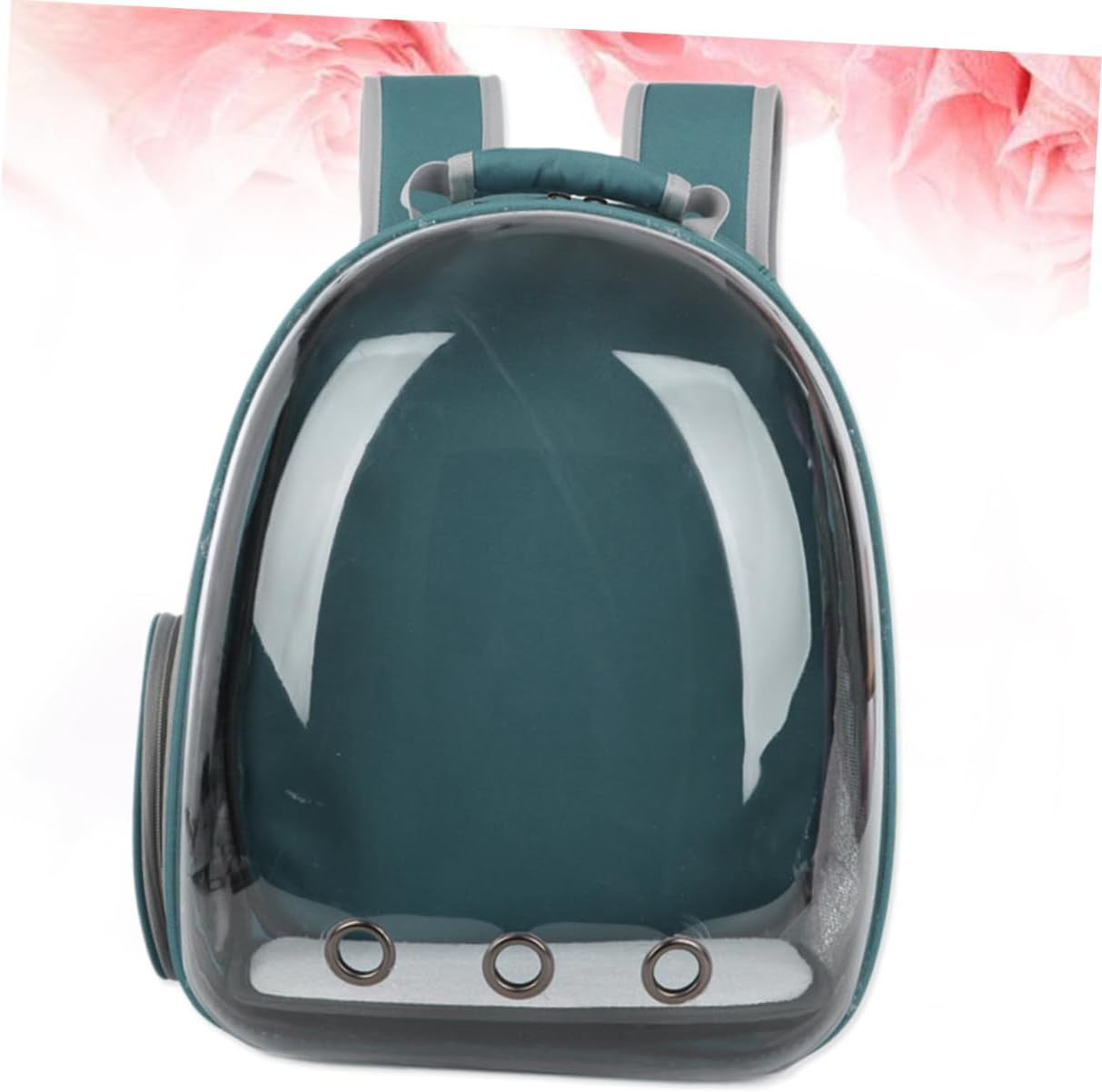 Pet Carrier Mesh Dog Backpack Travel Bag for Puppy Lightweight Sightseeing Backpack (Dark)